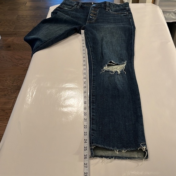 Kut From The Kloth Reese High Rise Fab AB Ankle Straight Leg Size 4 - Picture 7 of 16